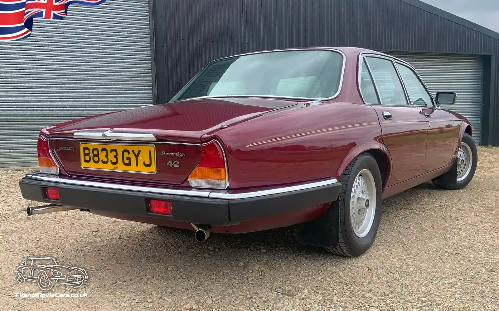 TV Film Movie Action Vehicles Scotland UK Car Jaguar XJ6 Sovereign 1984 Rear OS