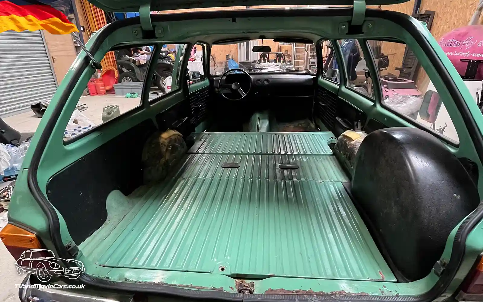 TV Film Movie Action Vehicles Scotland UK German Opel Kadett Estate 1973 Interior Boot Flat