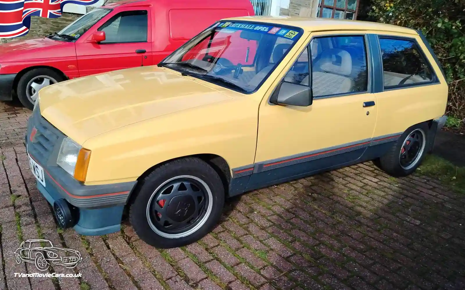 TV Film Movie Action Vehicles Scotland UK Cars Vauxhall Nova 1.2L 1982 NS Front
