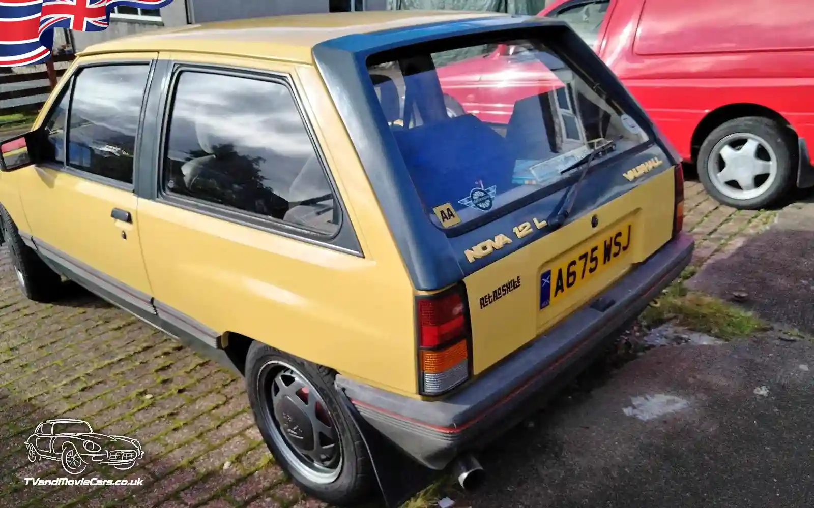 TV Film Movie Action Vehicles Scotland UK Cars Vauxhall Nova 1.2L 1982 NS Rear