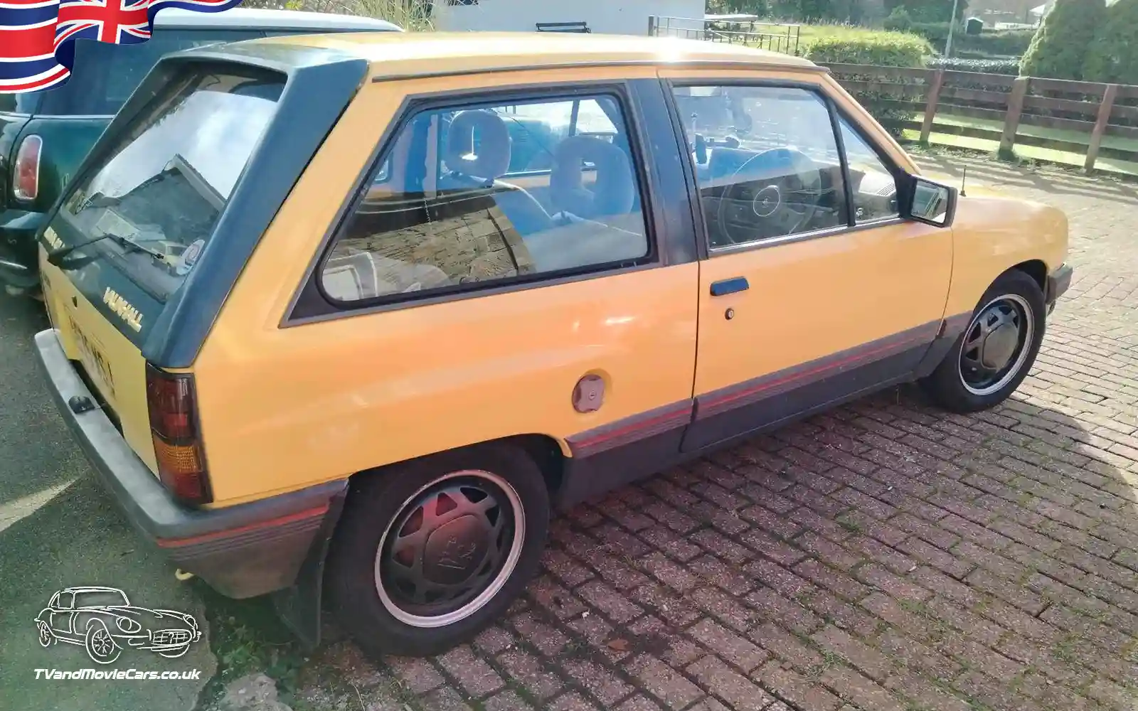 TV Film Movie Action Vehicles Scotland UK Cars Vauxhall Nova 1.2L 1982 OS Rear