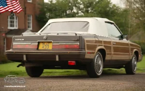 TV Film Movie Action Vehicles Scotland USA Chrysler Le Baron Convertible Town and Country 1983 - Rear NS