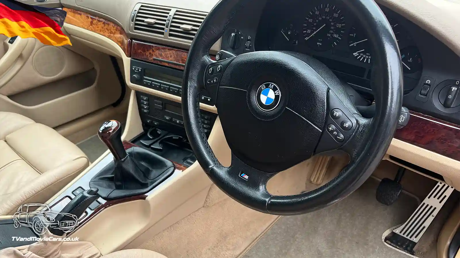 TV Film Movie Action Vehicles Scotland German BMW 5 Series - 528i M Sport - 2000 - Dashboard