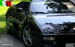 TV Film Movie Action Vehicles Scotland Italian Cars Ferrari F355 Spider 1996 Front OS CU