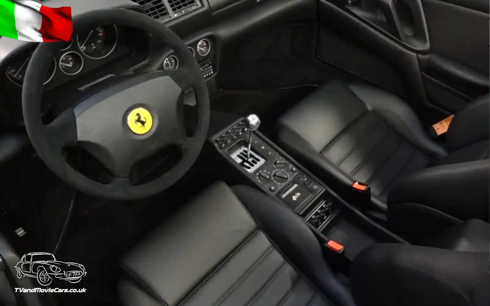 TV Film Movie Action Vehicles Scotland Italian Cars Ferrari F355 Spider 1996 Internal OS