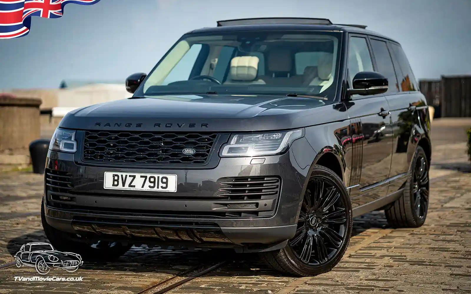 TV Film Movie Action Vehicles Scotland UK Land Rover Range Rover Westminster 2020 - Front NS