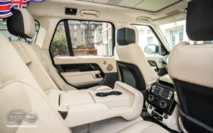 TV Film Movie Action Vehicles Scotland UK Land Rover Range Rover Westminster 2020 - Interior Rear OS 2