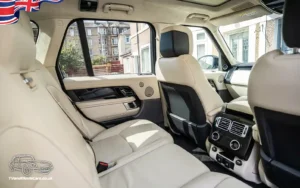 TV Film Movie Action Vehicles Scotland UK Land Rover Range Rover Westminster 2020 - Interior Rear OS 3