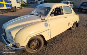 TV Film Movie Action Vehicles Scotland UK SAAB 96 2-Stroke Rally 1964 - OS Front