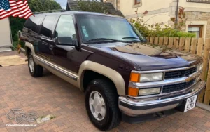 TV Film Movie Action Vehicles Scotland USA Cars Chevrolet Suburban XLT 1996 Front NS
