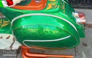TV Film Movie Classic Action Vehicles Scotland Italian Piaggio Vespa GS160 1962 - NS Side Panel