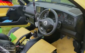 TV Film Movie Action Vehicles Scotland German Volkswagen VW Golf Cabriolet 2001 Interior Front OS