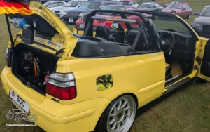 TV Film Movie Action Vehicles Scotland German Volkswagen VW Golf Cabriolet 2001 OS Rear CU