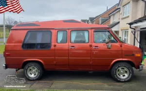 TV Film Movie Action Vehicles Scotland USA Vans GMC Vandura 2500 1988 NS