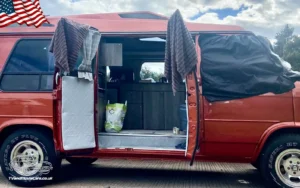 TV Film Movie Action Vehicles Scotland USA Vans GMC Vandura 2500 1988 NS Open Door