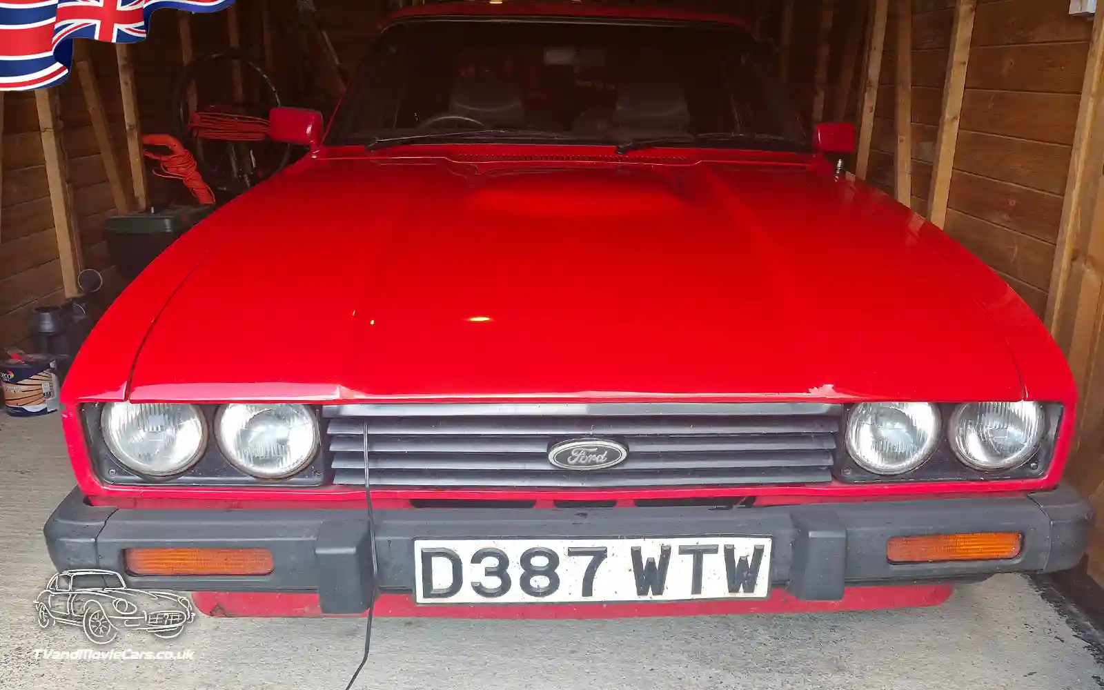 TV Film Movie Action Vehicles Scotland Ford Capri 2.8 Injection Special 1986 Front