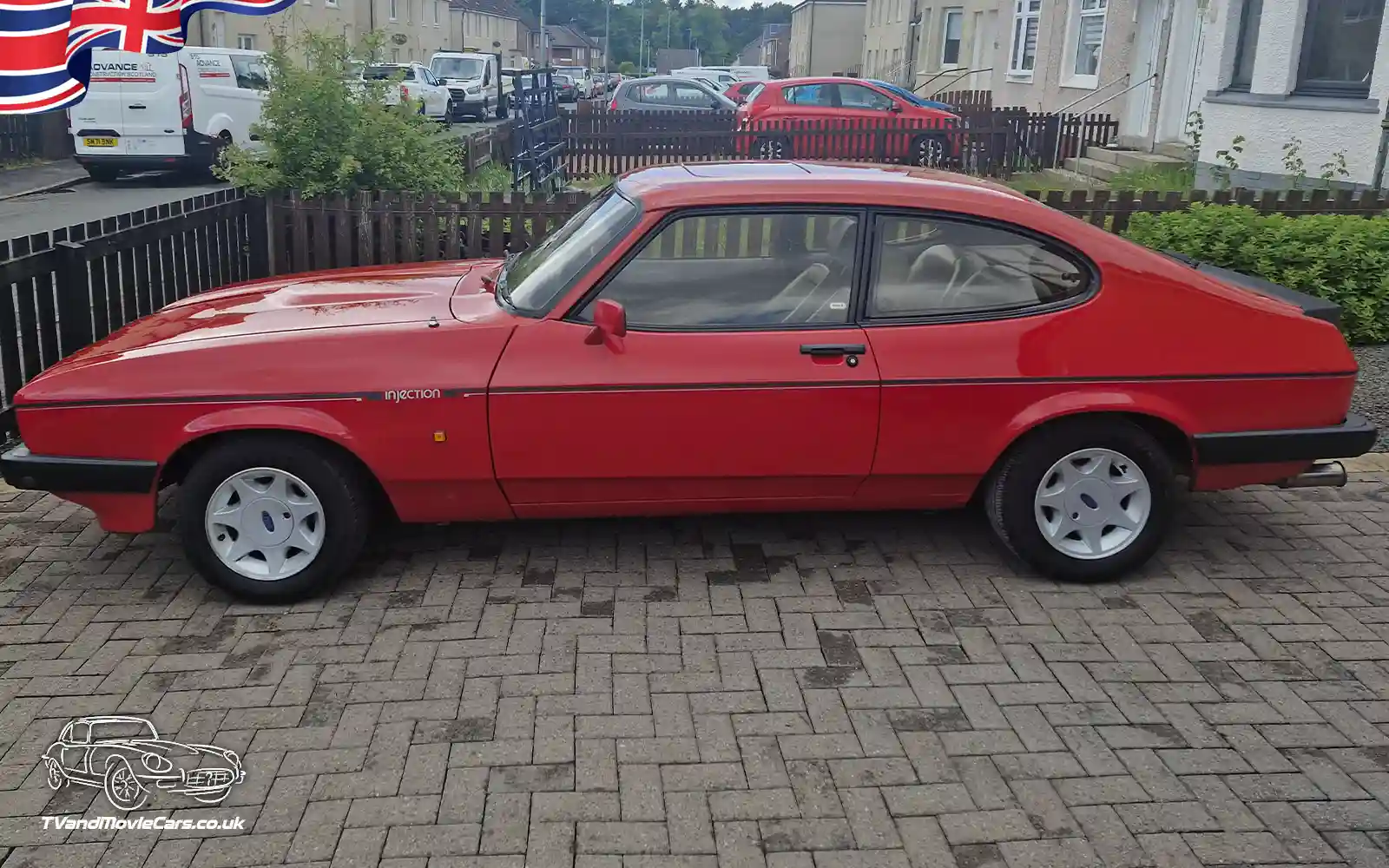 TV Film Movie Action Vehicles Scotland Ford Capri 2.8 Injection Special 1986 NS