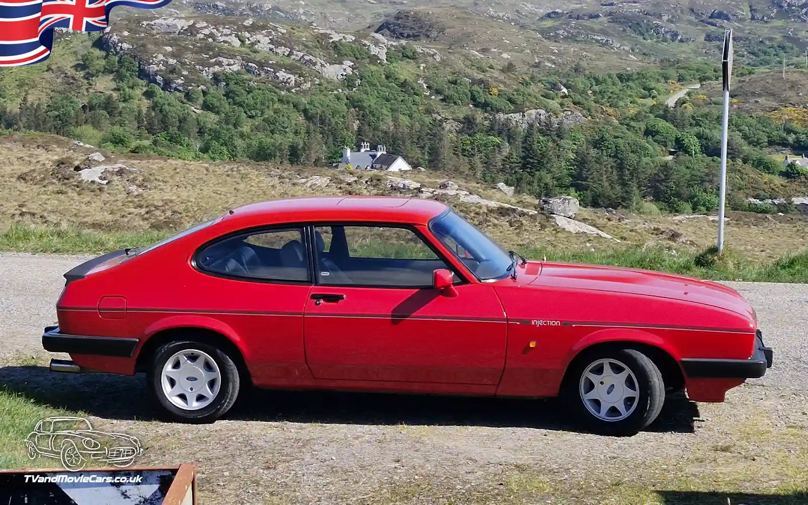 TV Film Movie Action Vehicles Scotland Ford Capri 2.8 Injection Special 1986 OS