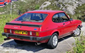 TV Film Movie Action Vehicles Scotland Ford Capri 2.8 Injection Special 1986 Rear OS