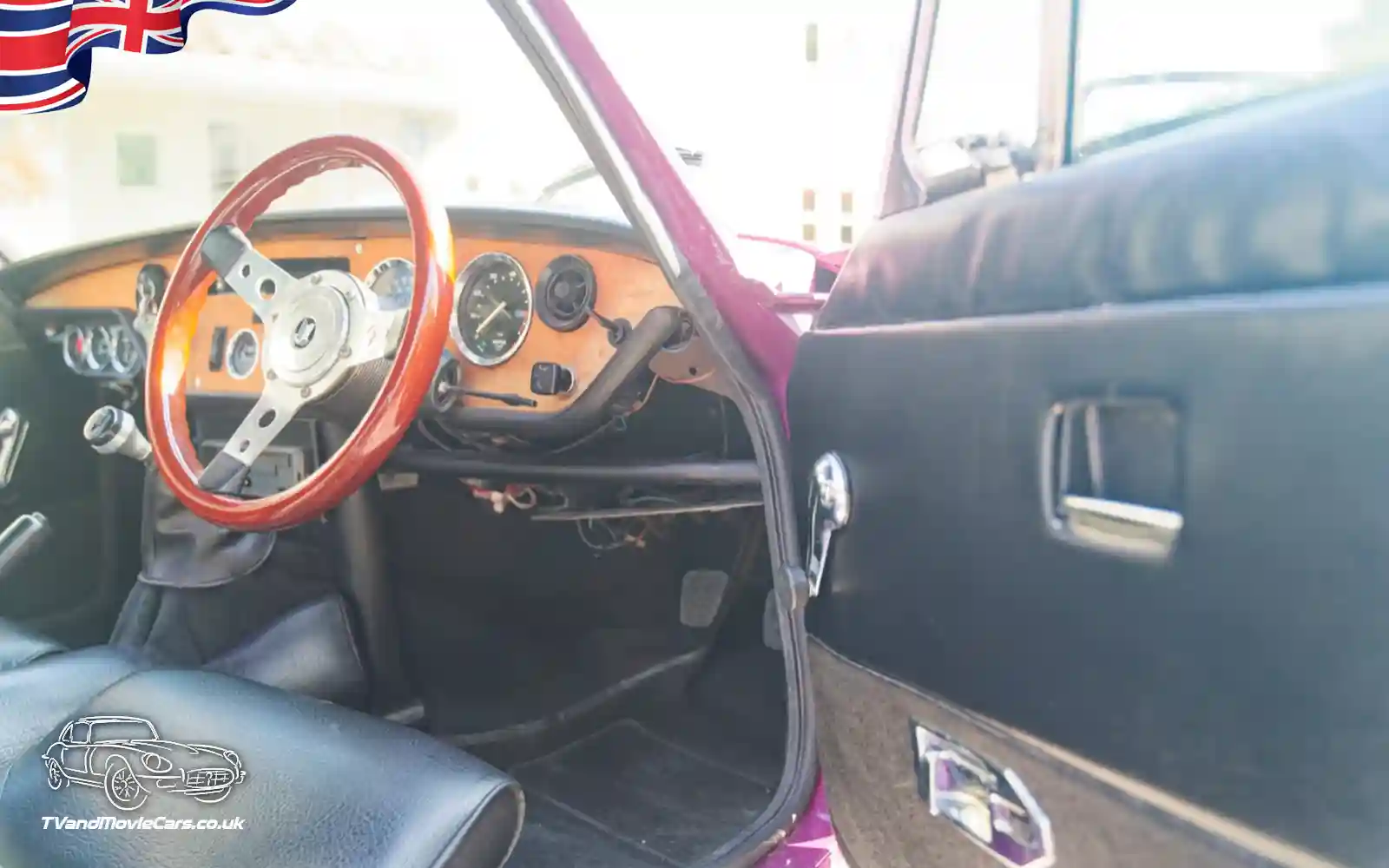 TV Film Movie Action Vehicles Scotland UK Triumph GT6 1974 - Dashboard