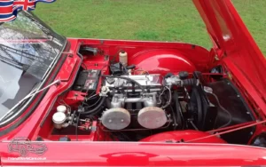 TV Film Movie Action Vehicles Scotland UK Triumph TR4a IRS 1967 - Engine 2