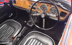 TV Film Movie Action Vehicles Scotland UK Triumph TR4a IRS 1967 - Interior Dash