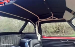 TV Film Movie Action Vehicles Scotland UK Triumph TR4a IRS 1967 - Interior Hood