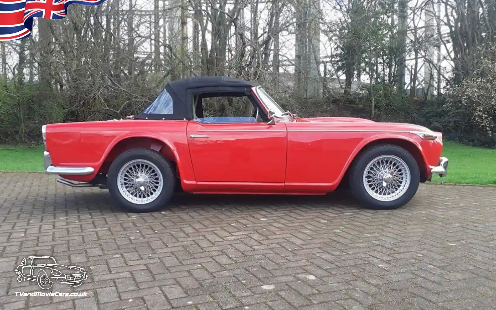 TV Film Movie Action Vehicles Scotland UK Triumph TR4a IRS 1967 - OS