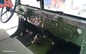 TV Film Movie Action Vehicles Scotland USA Army REO M35 Flatbed Truck 1954 - Interior Dashboard