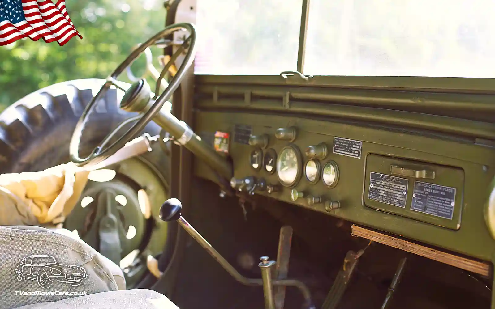 TV Film Movie Action Vehicles US American Military Army Dodge WC-52 Weapons Carrier 1943 - Dash