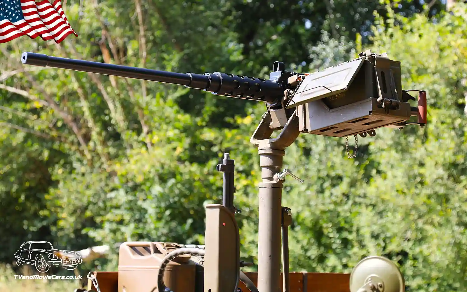 TV Film Movie Action Vehicles US American Military Army Dodge WC-52 Weapons Carrier 1943 - Gun