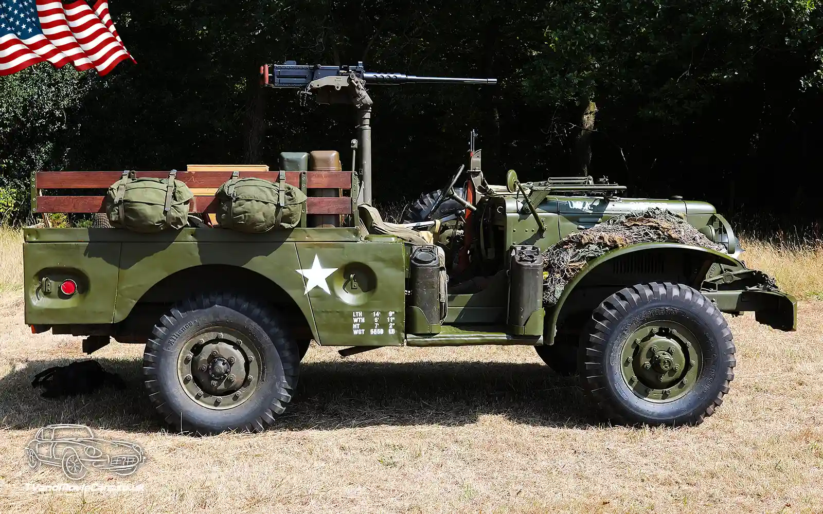 TV Film Movie Action Vehicles US American Military Army Dodge WC-52 Weapons Carrier 1943 - NS