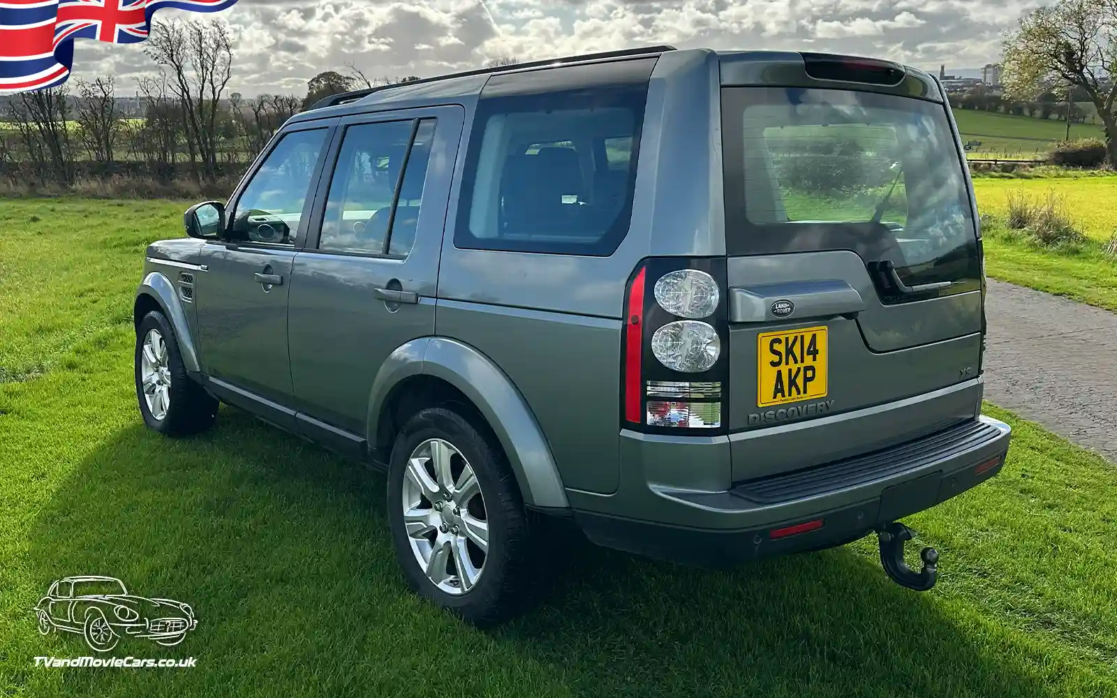 TV Film Movie Action Vehicles Scotland UK Land Rover Discovery 4 - NS Rear