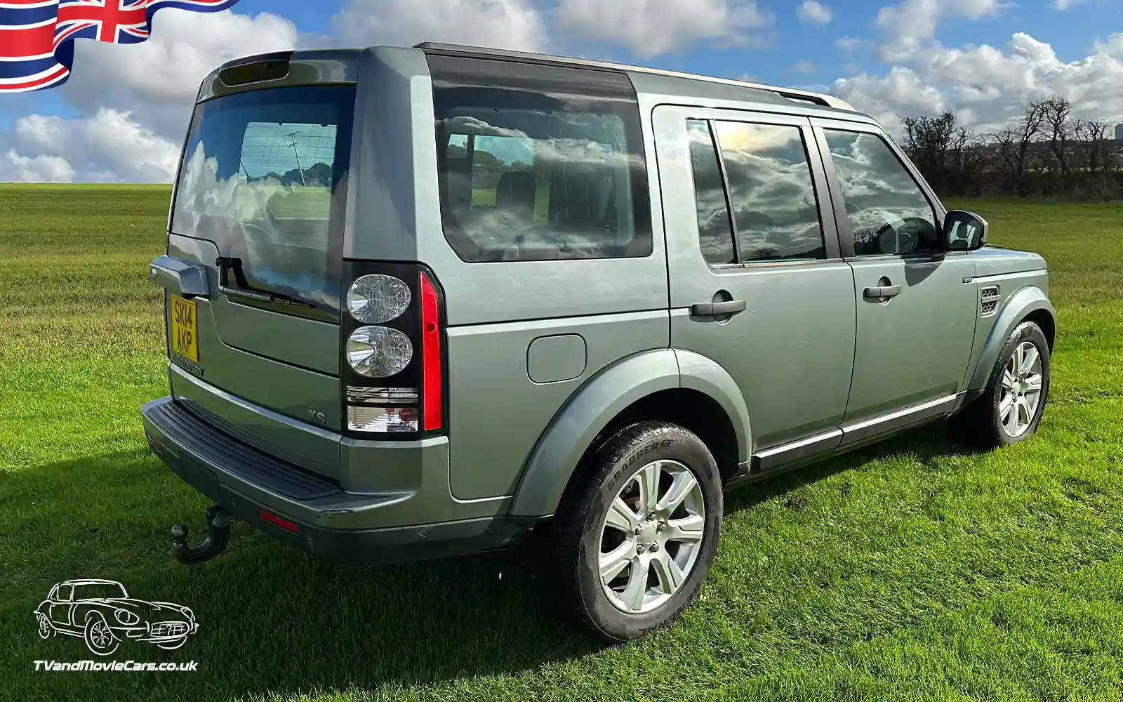 TV Film Movie Action Vehicles Scotland UK Land Rover Discovery 4 - OS Rear