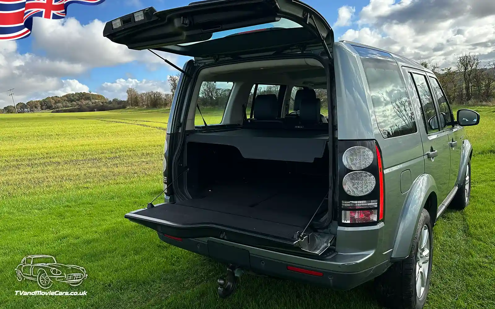 TV Film Movie Action Vehicles Scotland UK Land Rover Discovery 4 - Rear Tailgate OS