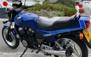 TV Film Movie Action Motorcycles England UK Honda VT500 1988 Rear NS