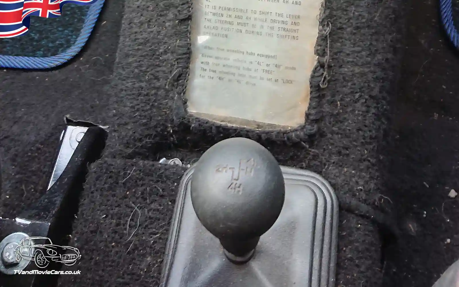 TV Film Movie Action Vehicles Scotland UK Cars Morris Minor Pick Up 1972 Interior 4WD