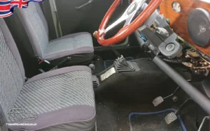 TV Film Movie Action Vehicles Scotland UK Cars Morris Minor Pick Up 1972 Interior OS 21