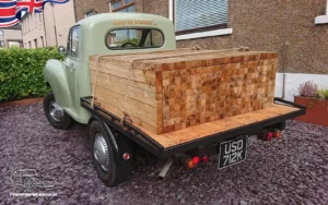 TV Film Movie Action Vehicles Scotland UK Cars Morris Minor Pick Up 1972 Rear NS