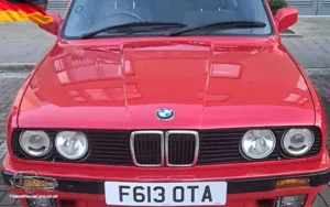 TV Film Movie Action Vehicles Scotland UK Cars BMW E30 320i Touring (1989) Front