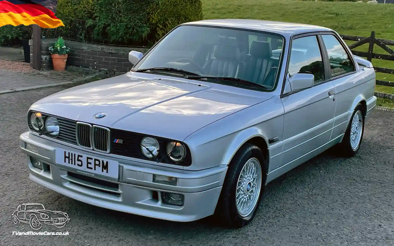 TV Film Movie Action Vehicles Scotland UK Cars BMW E30 325i Sport (1990) Front NS