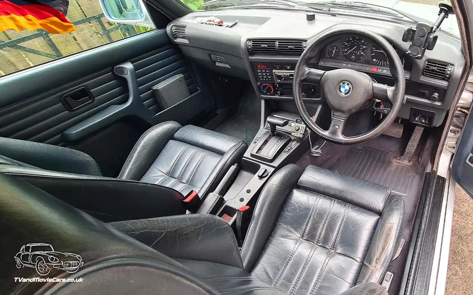 TV Film Movie Action Vehicles Scotland UK Cars BMW E30 325i Sport (1990) Interior Front Dashboard