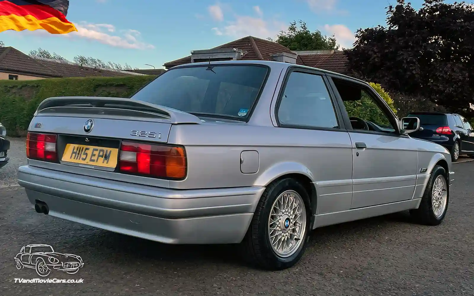 TV Film Movie Action Vehicles Scotland UK Cars BMW E30 325i Sport (1990) Rear OS