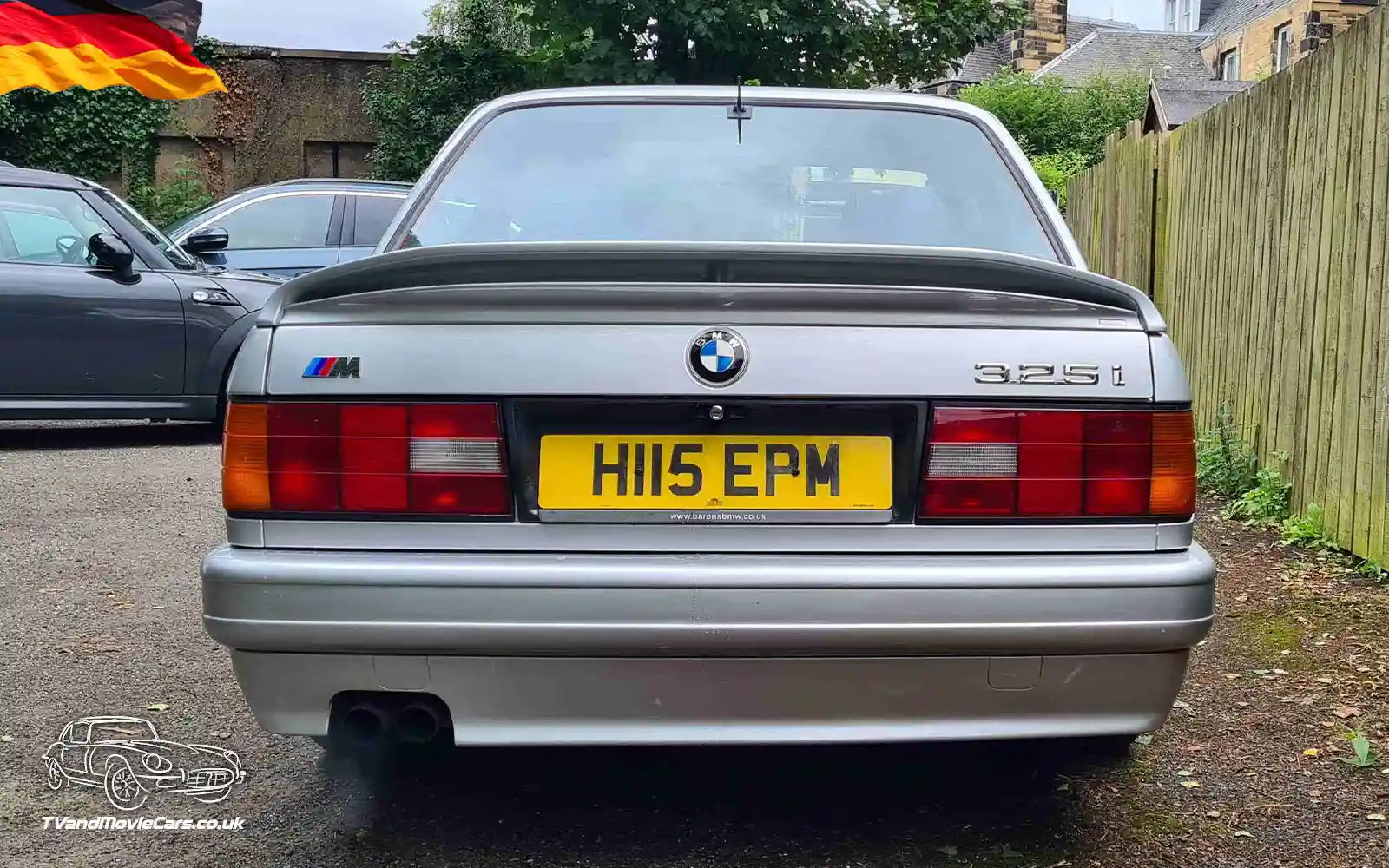 TV Film Movie Action Vehicles Scotland UK Cars BMW E30 325i Sport (1990) Rear