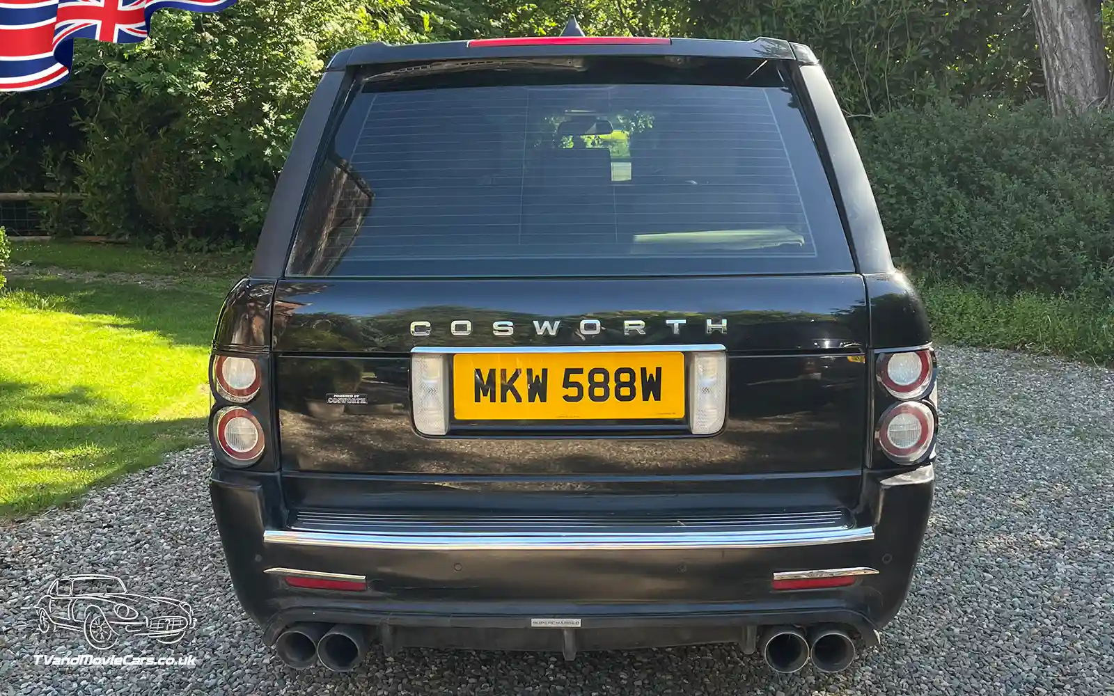 TV Film Movie Action Vehicles Scotland UK Range Rover Cosworth 2012 - Rear