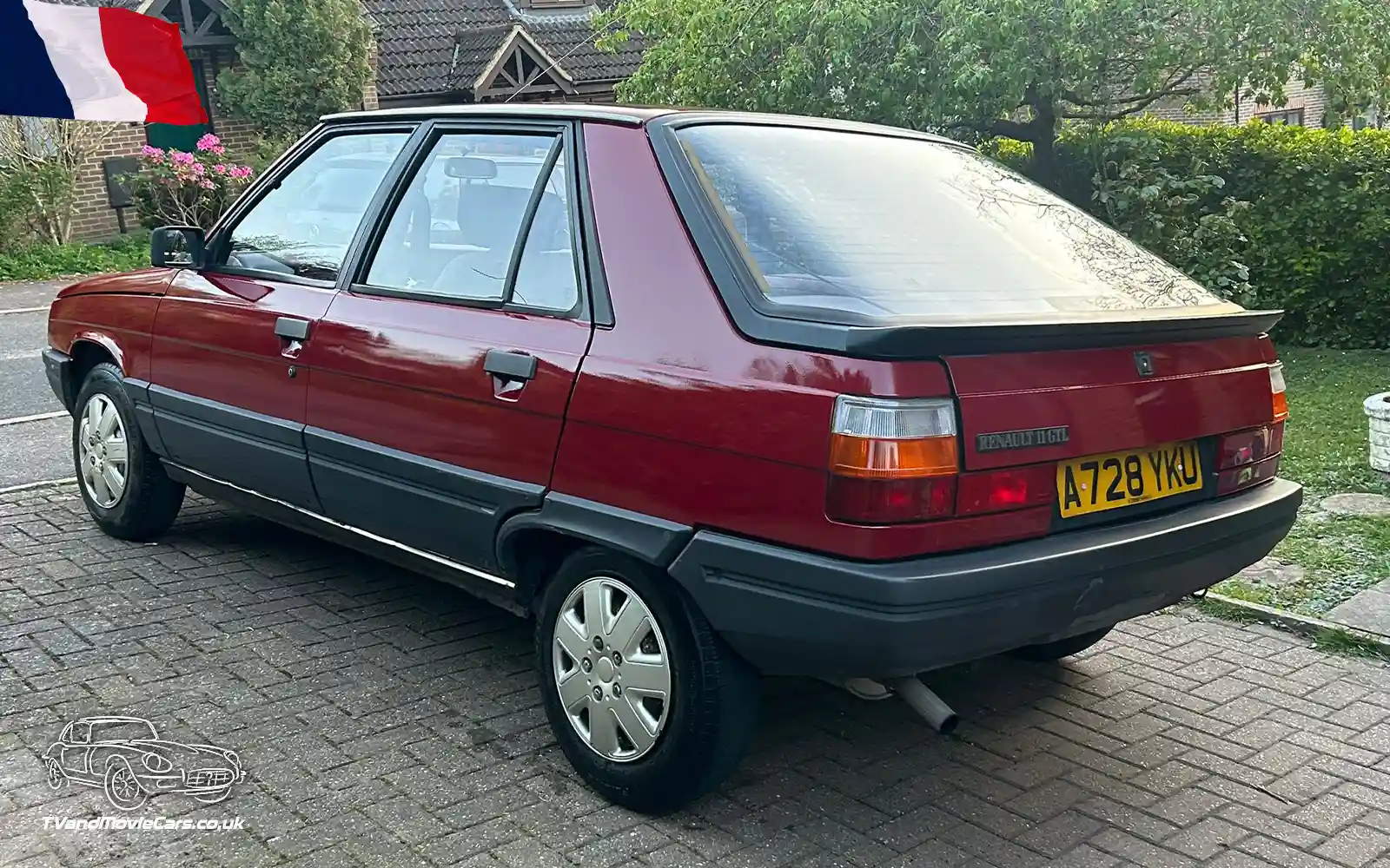 TV Film Movie Action Vehicles UK French Cars Renault 11 GTL 1984 - Rear NS