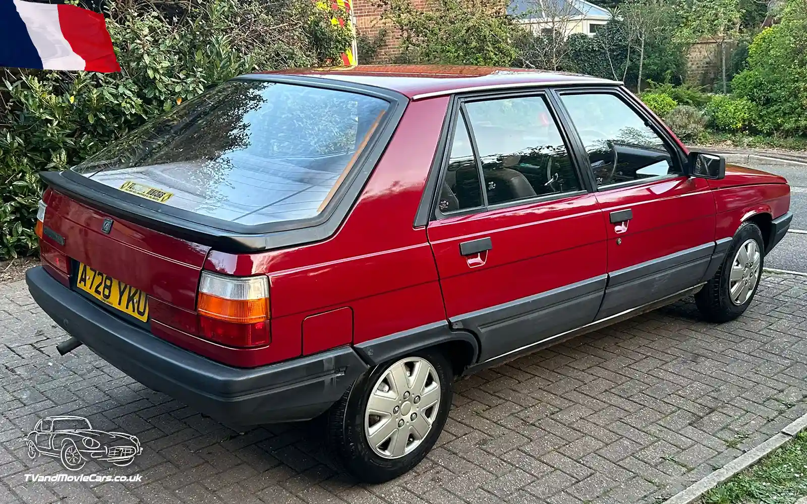 TV Film Movie Action Vehicles UK French Cars Renault 11 GTL 1984 - Rear OS