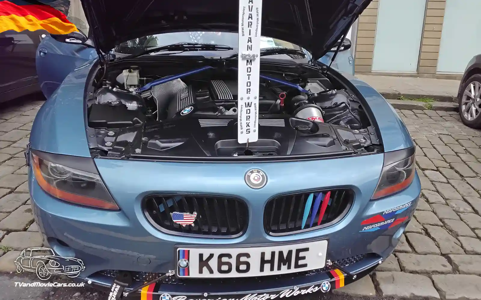 TV Film Movie Action Vehicles Scotland German Car BMW Z4 Roadster SE 2005 Engine