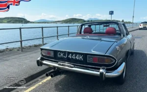 TV Film Movie Action Vehicles Scotland UK Wedding Car Triumph Stag V8 1972 Rear 2