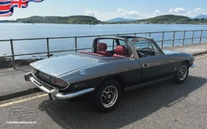 TV Film Movie Action Vehicles Scotland UK Wedding Car Triumph Stag V8 1972 Rear OS 2